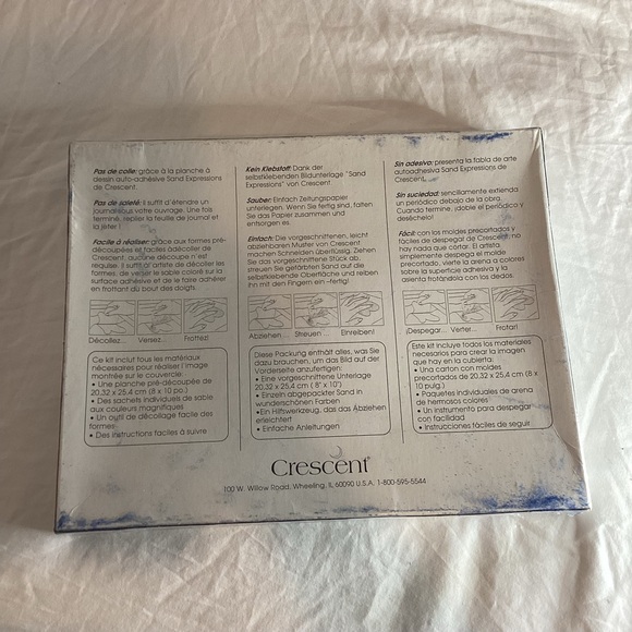 New Vintage Crescent Sand Expressions”canyon Clouds” Art Kit Craft - Picture 2 of 3